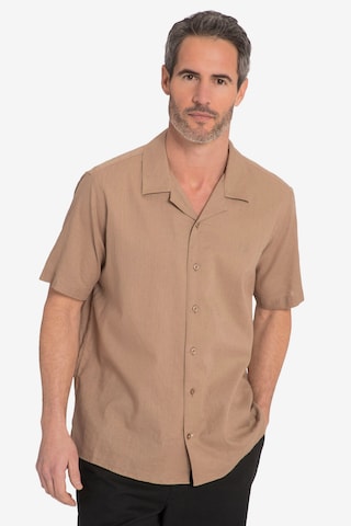 JP1880 Comfort fit Overhemd in Beige: voorkant