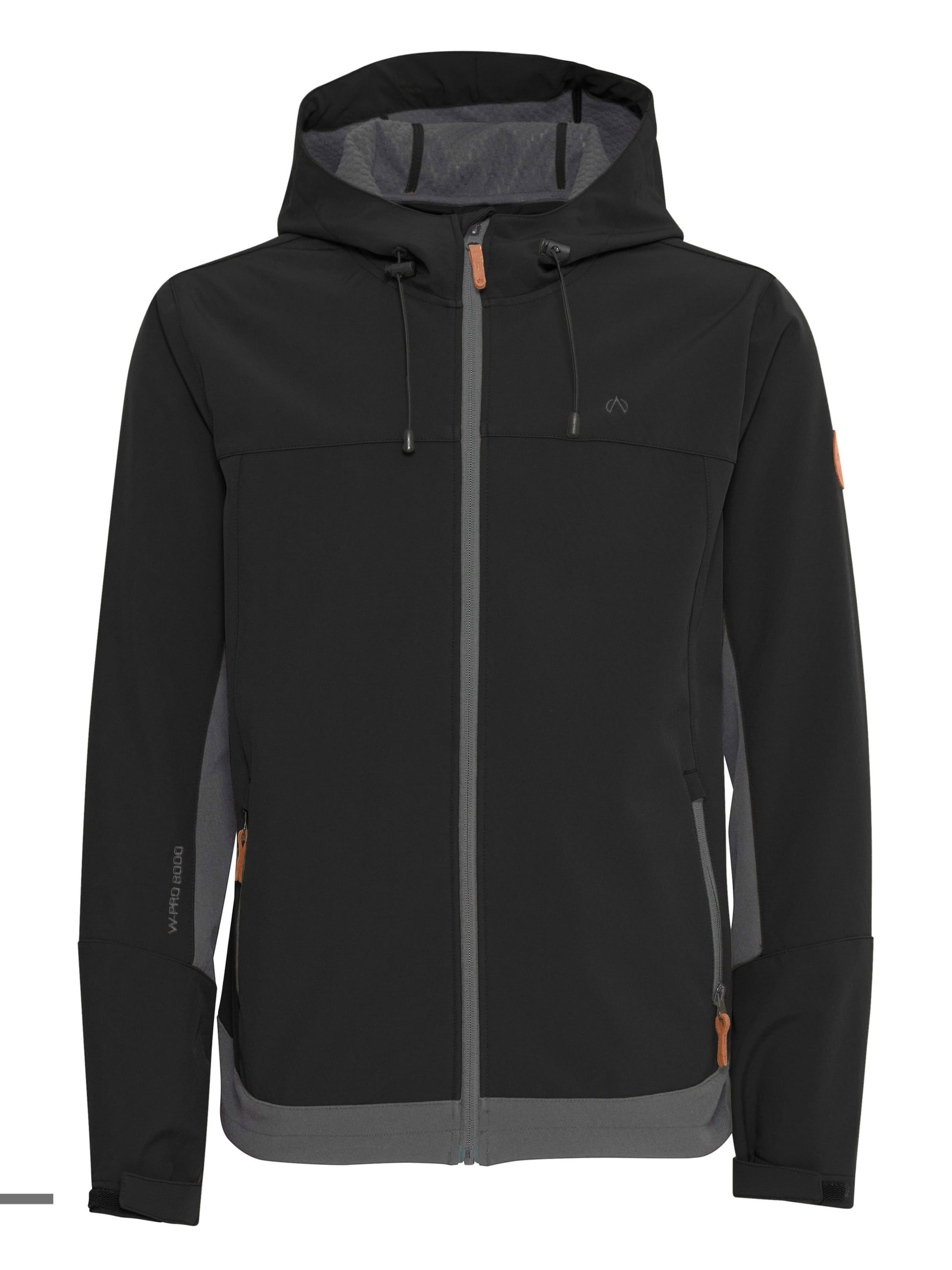 North Bend Outdoor jacket ' Ryder ' in Black: front