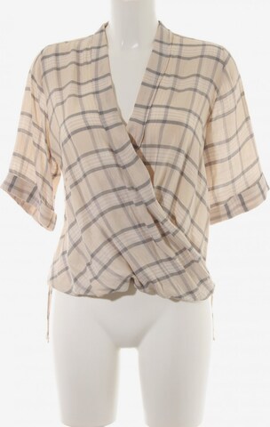 Miss Selfridge Langarm-Bluse S in Braun: predná strana