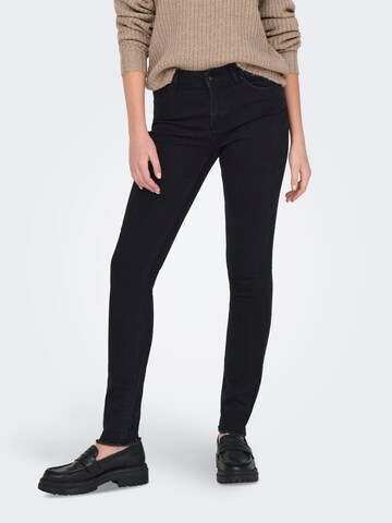 Skinny Jeans 'ONLHUSH' di ONLY in nero: frontale