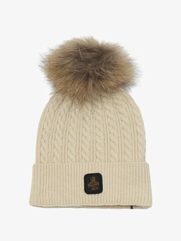 Refrigiwear Mütze 'Pompom junior' in Beige: Vorderseite