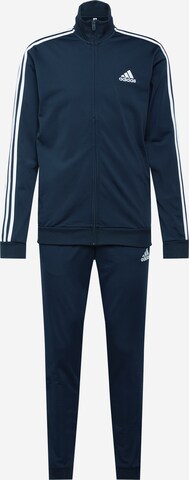 ADIDAS SPORTSWEAR Strój treningowy 'Essentials 3-Stripes' w kolorze niebieski: przód