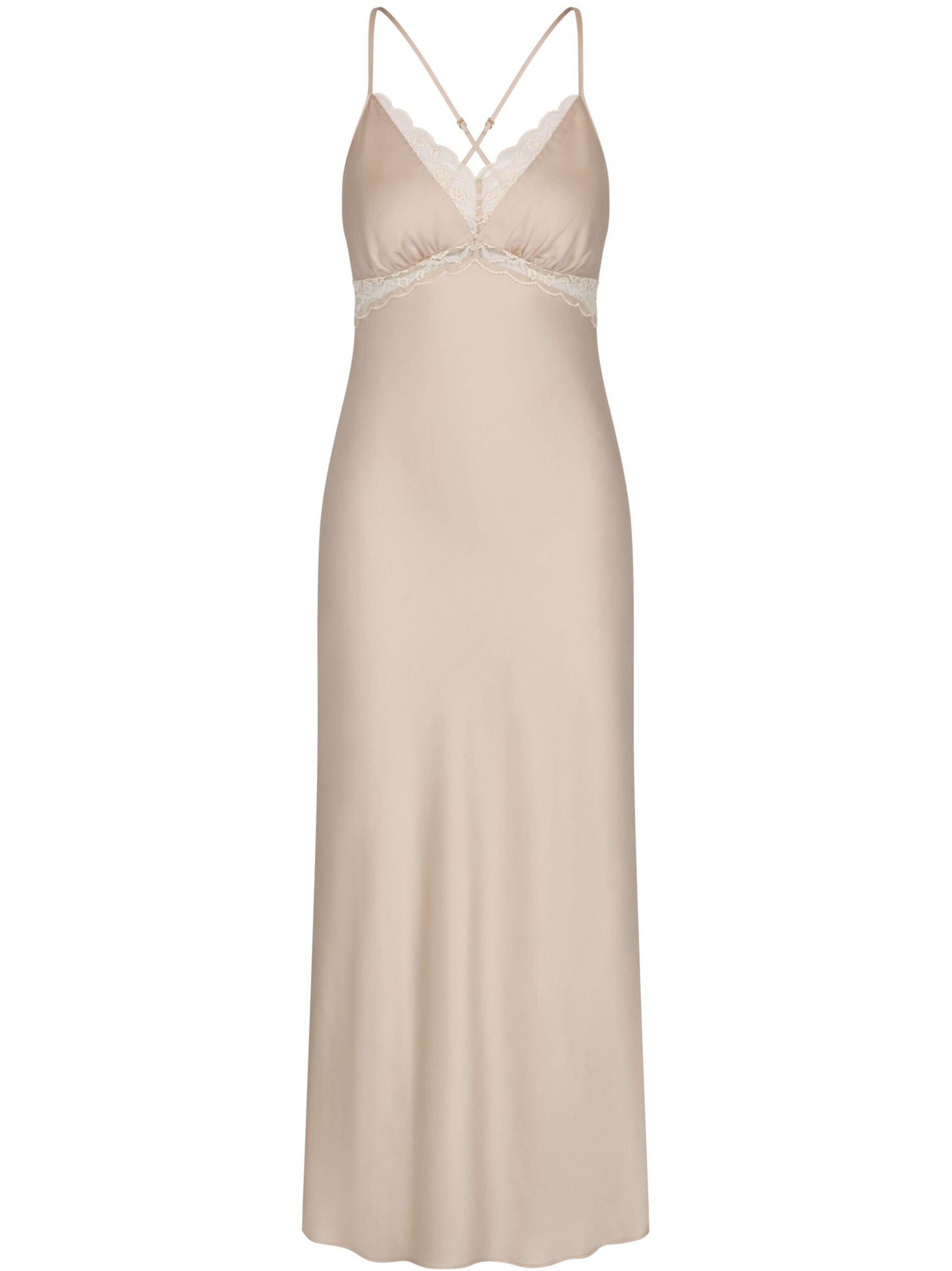 TRIUMPH - Camiseta de noche ' Wild Azalea Florale ' en beige: frente