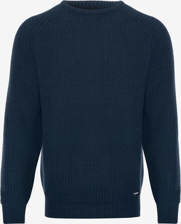 Pull-over 'Grays' Threadbare en bleu : devant