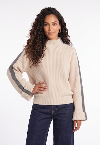 Pull-over Anna Field en beige : devant