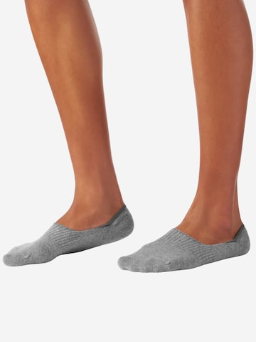 Von Jungfeld Ankle Socks 'ESSENTIAL INVISIBLE' in Grey: front