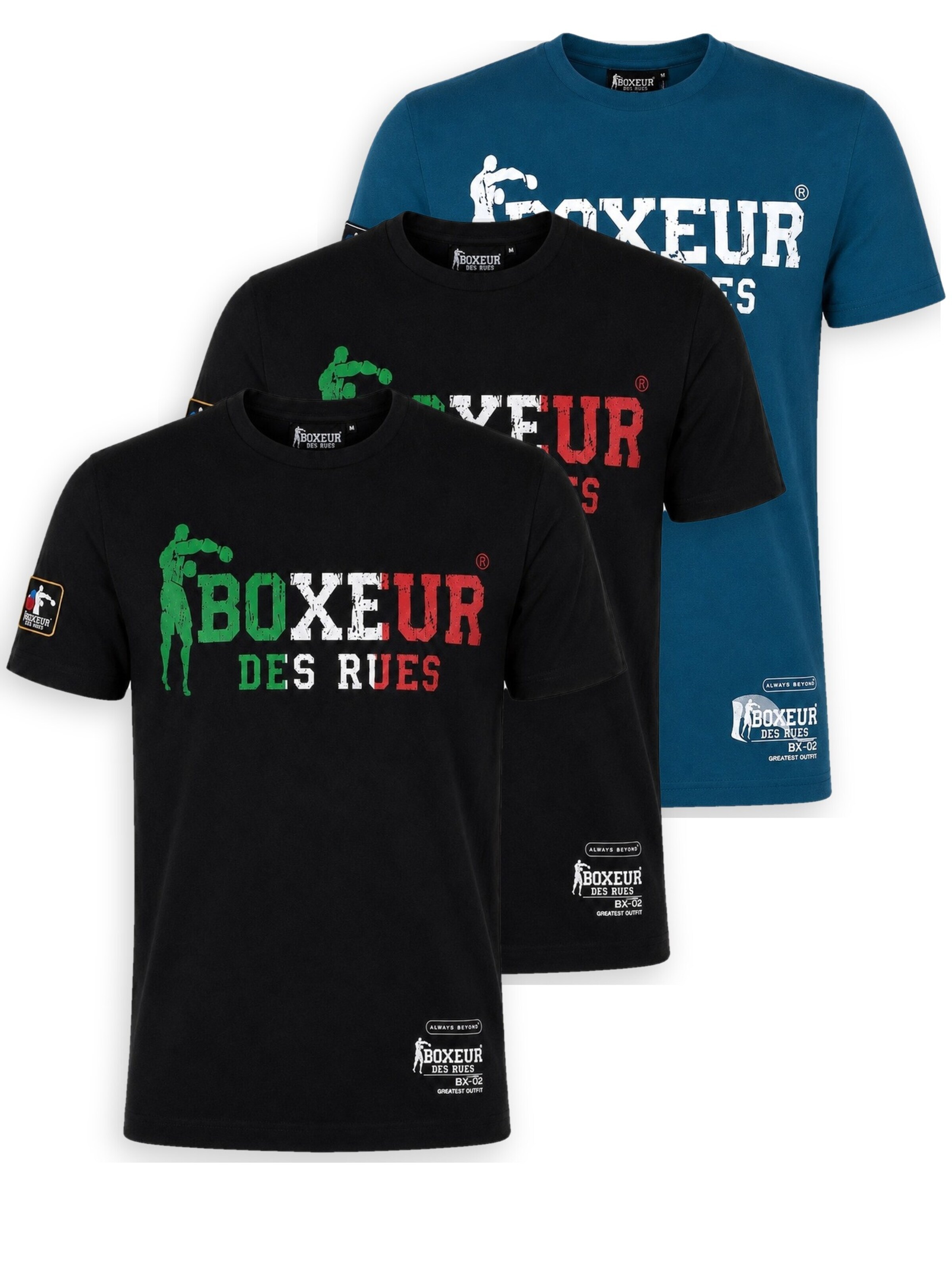 Boxeur des Rues Shirt‌‌‌ in M in mischfarben, Produktansicht