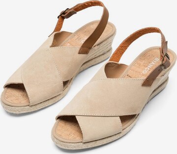 Bianco Sandals 'ANJA' in Beige