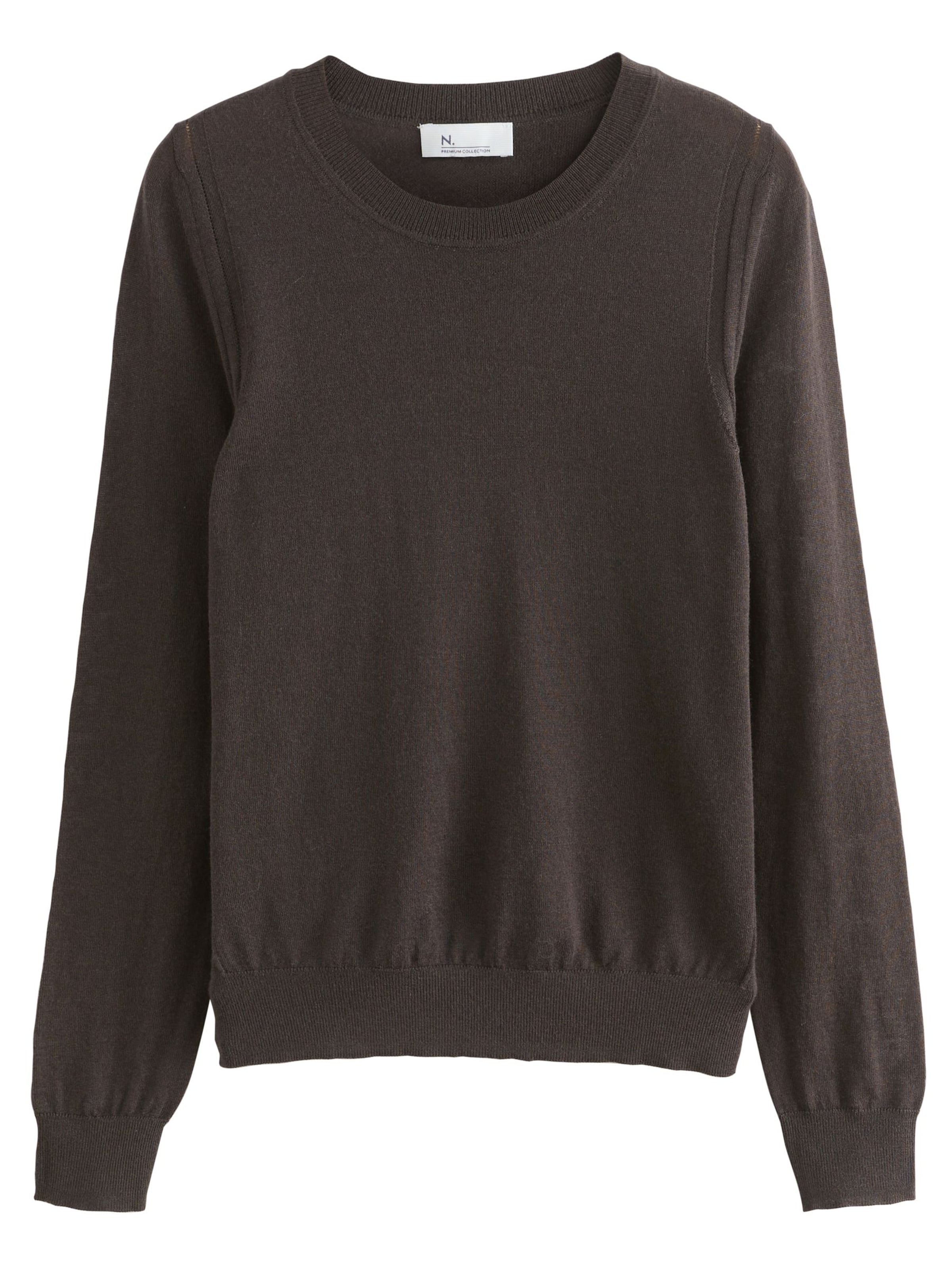 Next Pullover em chocolate, Vista do artigo