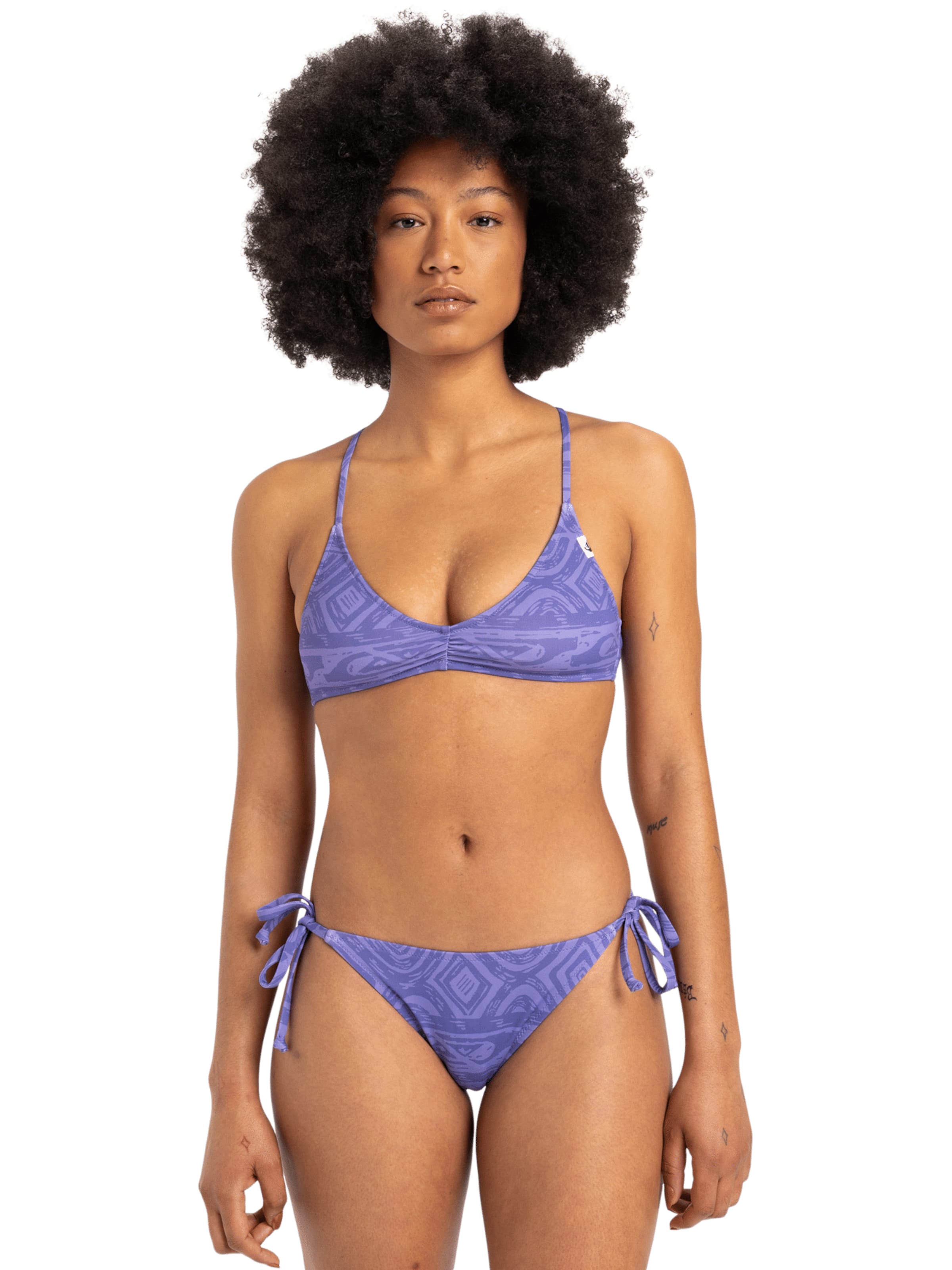 QUIKSILVER Bikinihose 'Clickity Clack' in Lila: Vorderseite