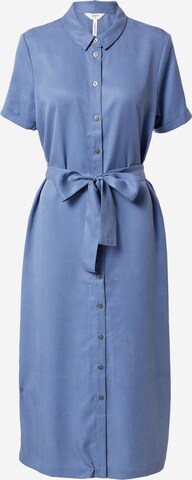 Robe-chemise OBJECT en bleu : devant