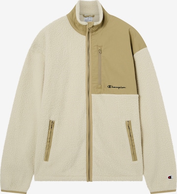 Giacca di pile di Champion Authentic Athletic Apparel in beige: frontale