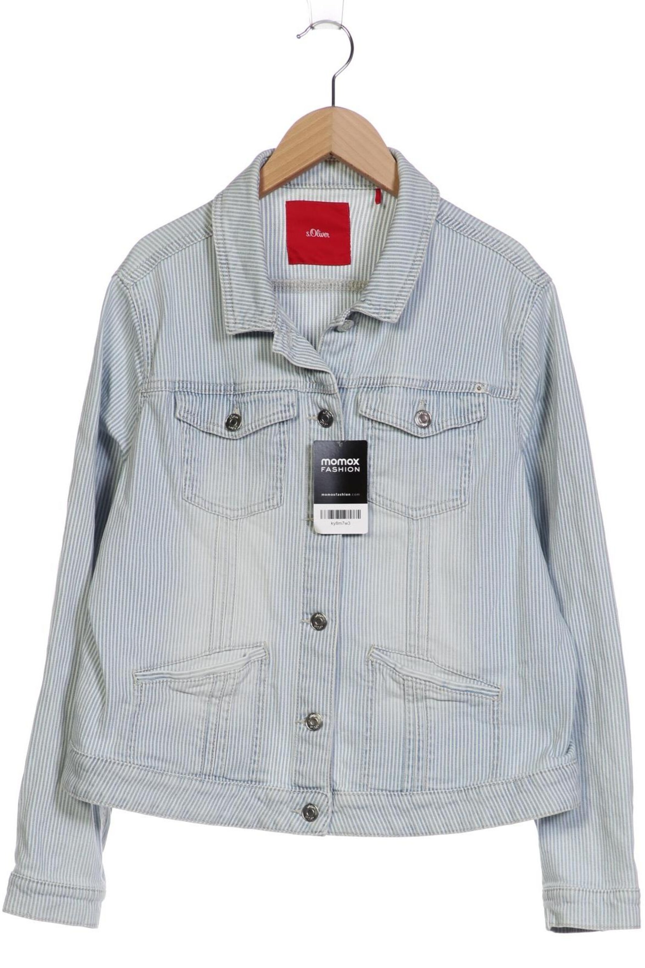 s.Oliver Jacket & Coat in M in Blue: front