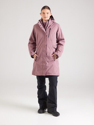 KILLTEC Outdoormantel 'KOW 303' in Lila: Vorderseite