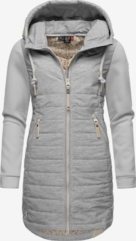 Ragwear Winter Coat 'Lucinda' in Grey: front
