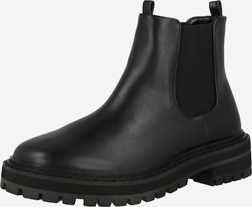 Raid Chelsea boots 'STRATEGY' i svart: framsida