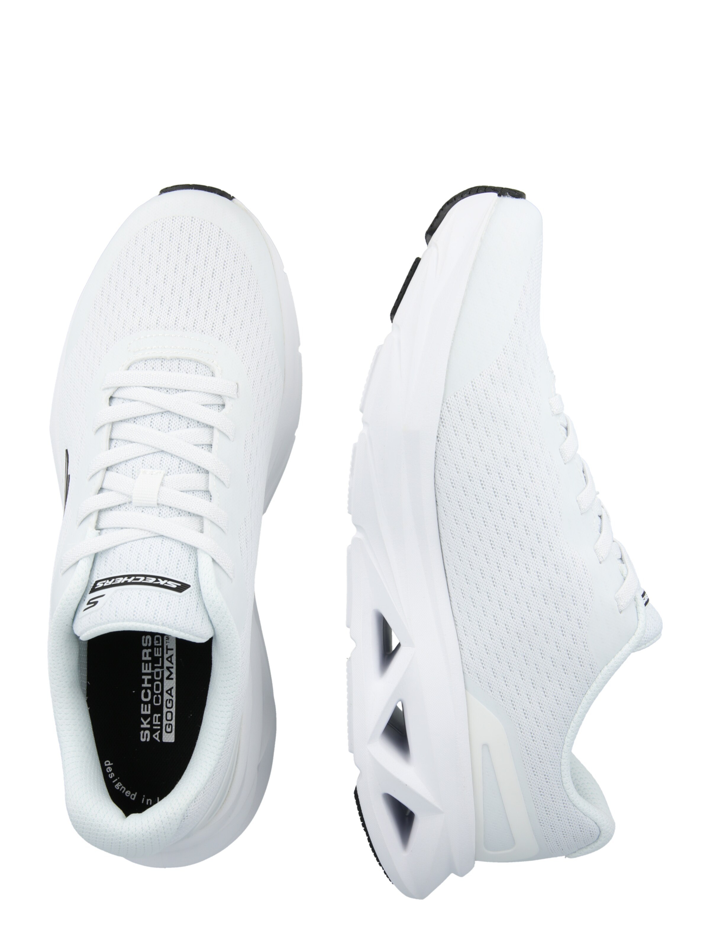 SKECHERS Rövid szárú sportcipők 'GLIDE-STEP VORTEX - AVALIN' - fehér