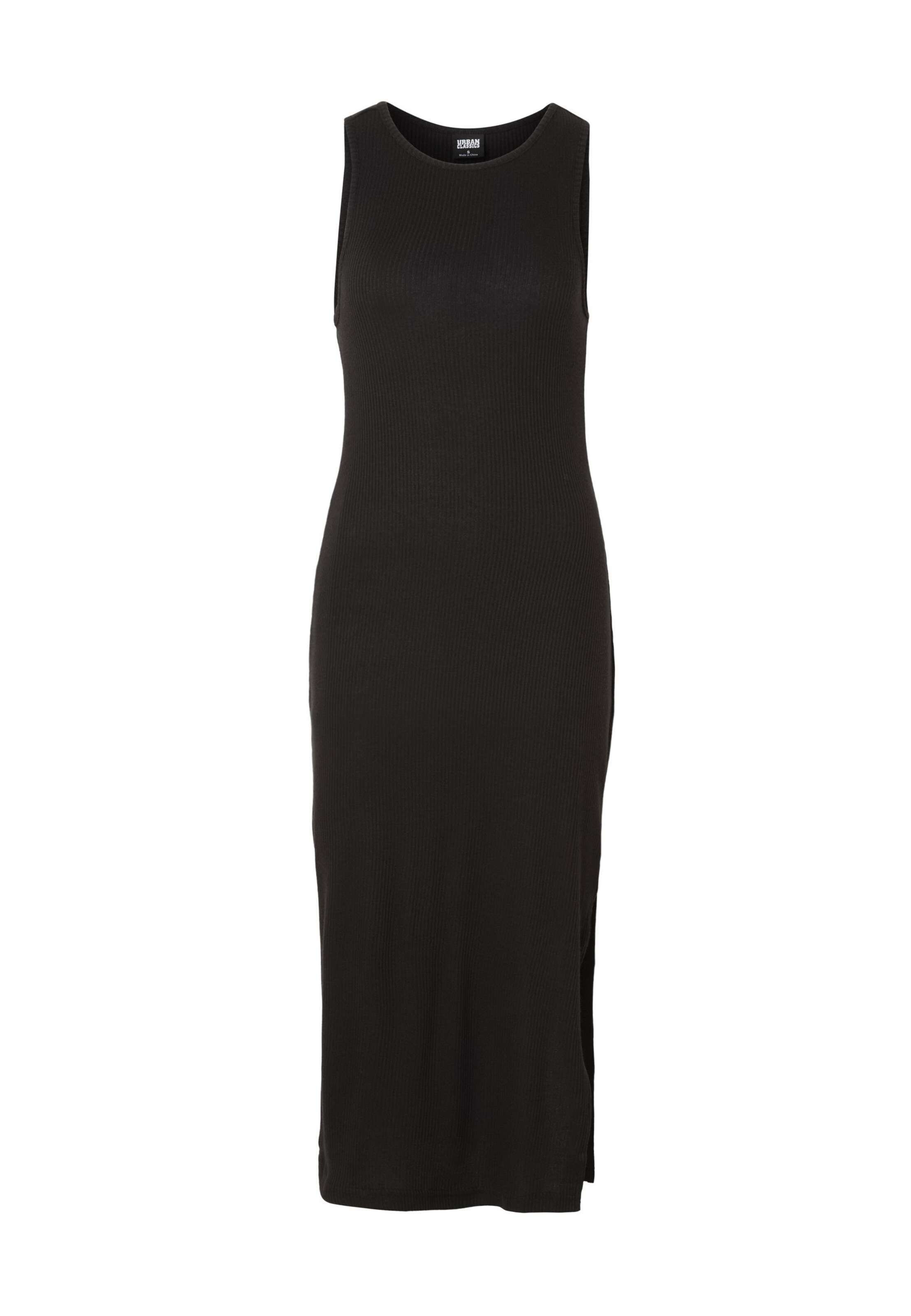Urban Classics Dress in Black: front