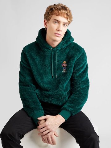 Sweat-shirt Polo Ralph Lauren en vert : devant