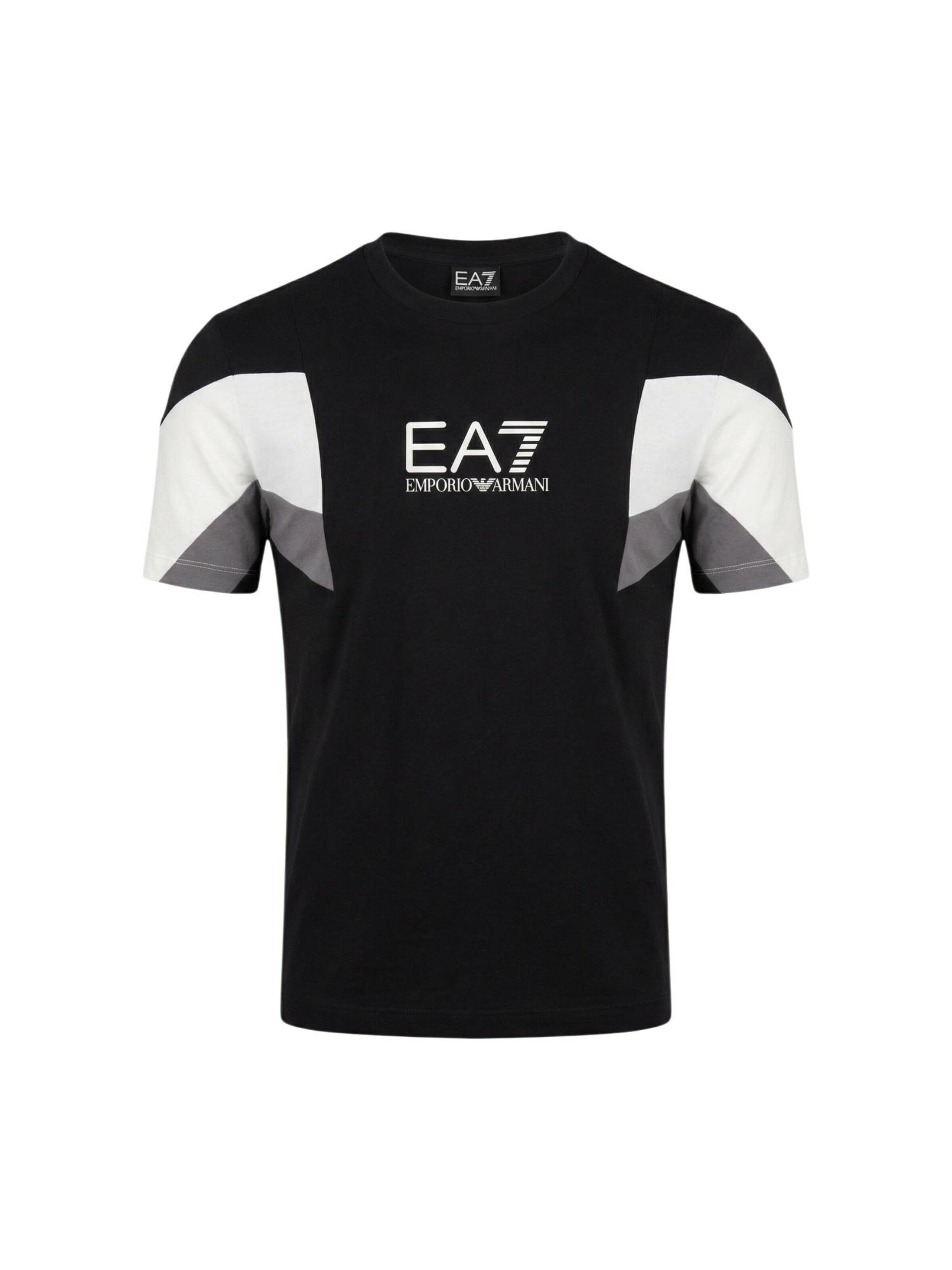 Maglietta '7M001603 AF12503' di EA7 Emporio Armani in nero: frontale