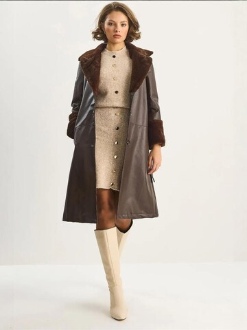 Manteau mi-saison Bianco Lucci en marron