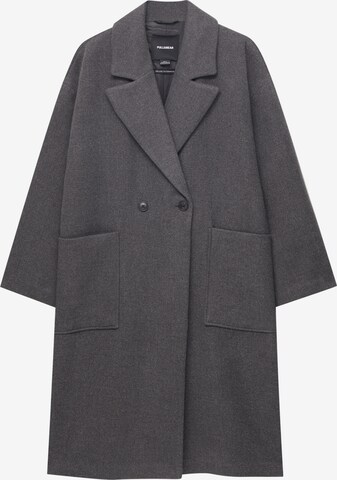 Pull&Bear Between-Seasons Coat in Grey: front