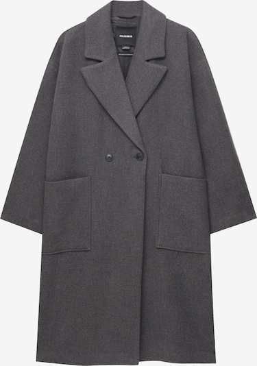 Palton de primăvară-toamnă Pull&Bear pe gri metalic, Vizualizare produs