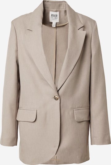 River Island Blazer en beige, Vue avec produit