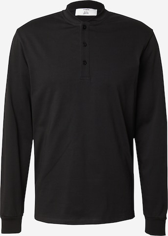 ABOUT YOU x Jaime Lorente Shirt 'Pierre' (GOTS) in Schwarz: predná strana