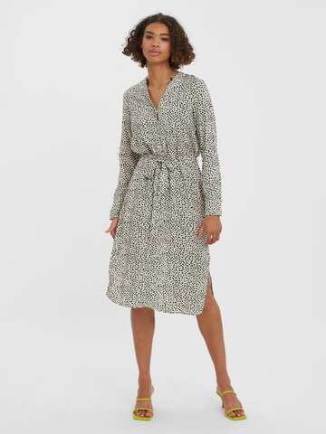 VERO MODA Shirt Dress 'Vica' in Grey: front