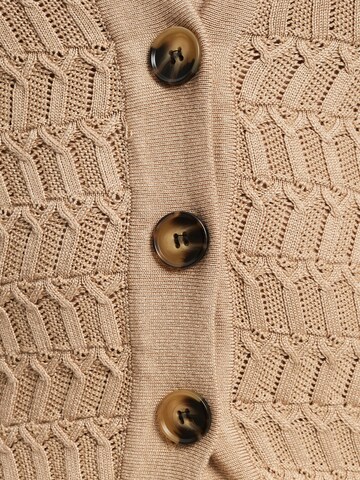 Calli Gebreid vest 'MOLLY ' in Beige