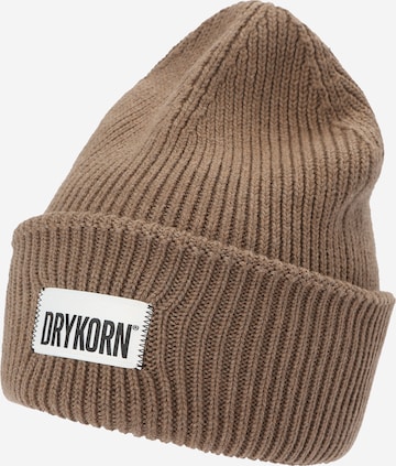 DRYKORN Beanie 'Loah' in Brown: front