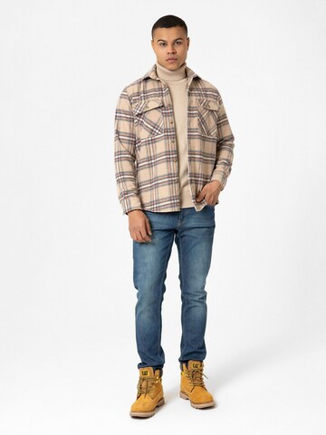Williot - Ajuste regular Camisa 'Salvatore' en marrón