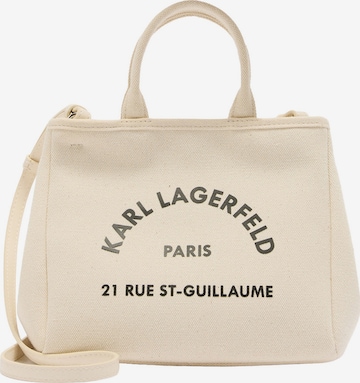 Karl Lagerfeld Håndtaske i hvid: forside