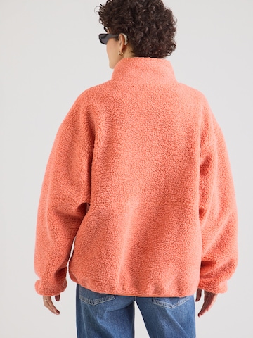 AMERICAN VINTAGE Fleece jas 'HOKTOWN' in Oranje