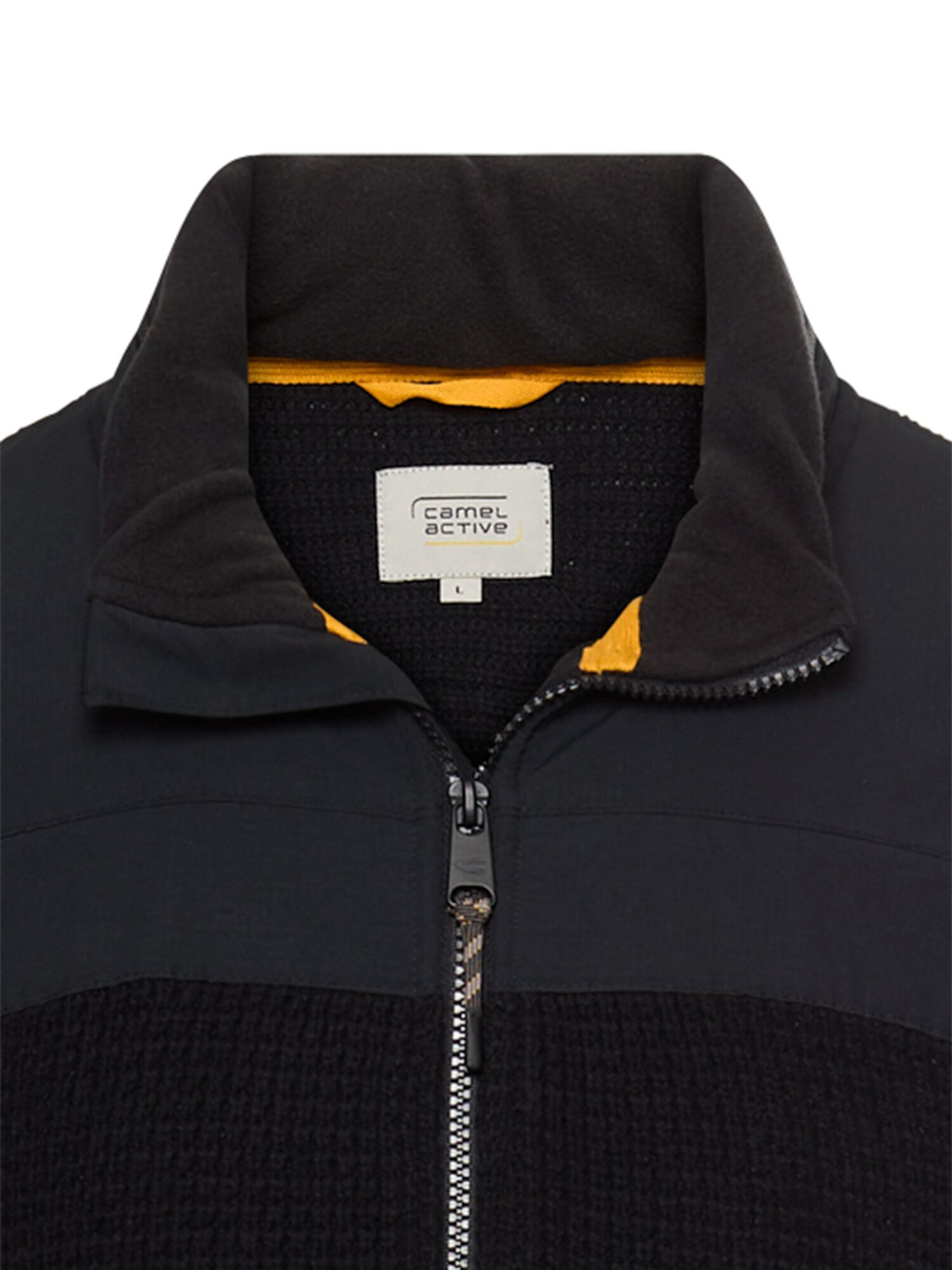 CAMEL ACTIVE Knit Cardigan in Black
