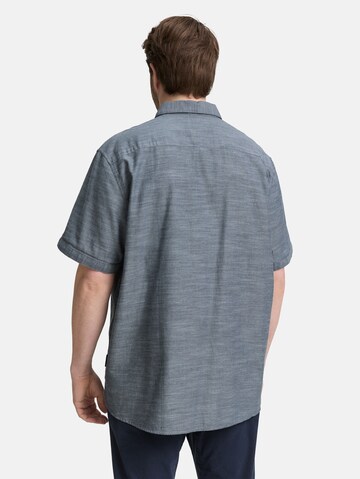 TOM TAILOR Men + Comfort fit Overhemd in Blauw