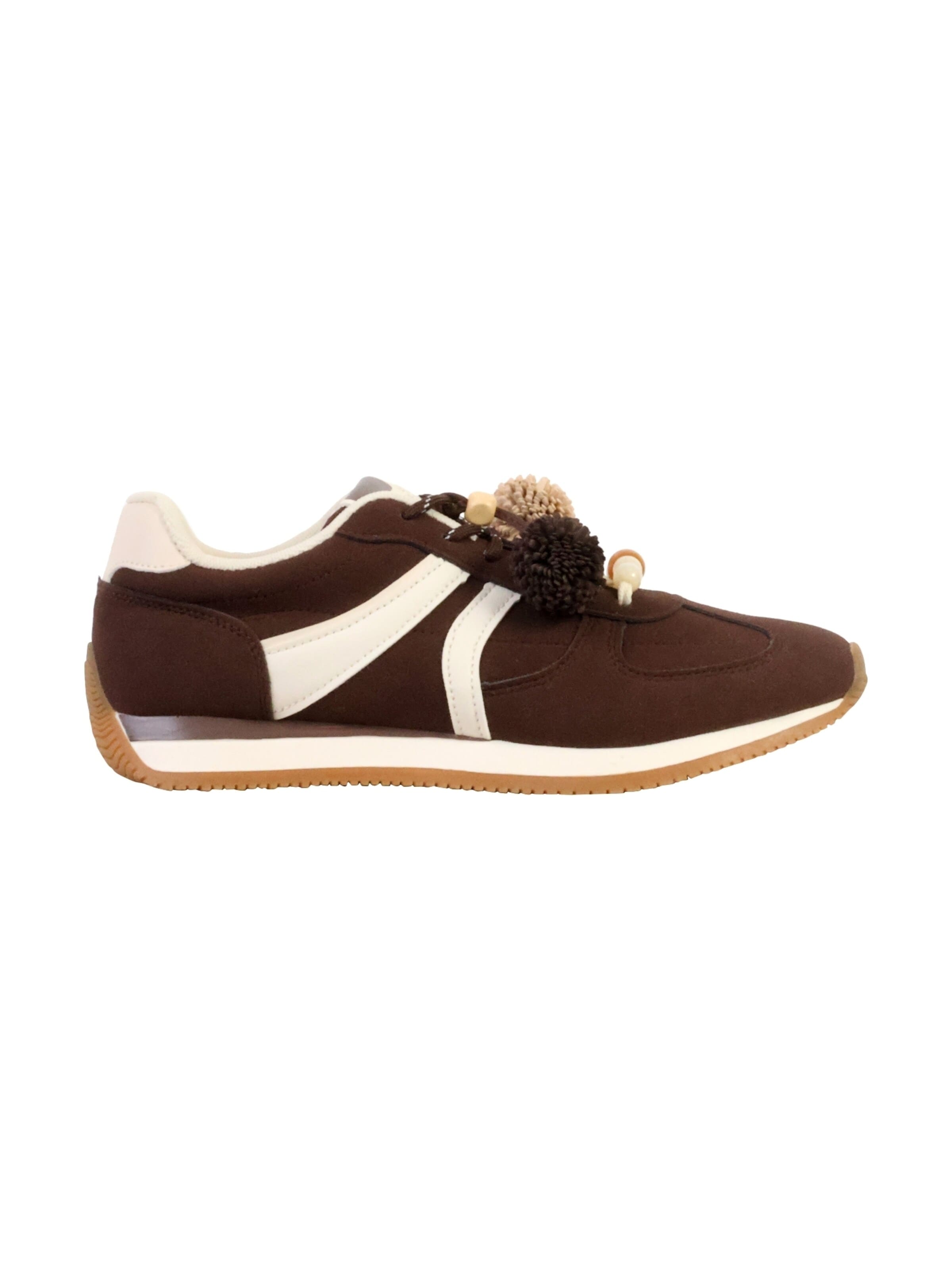 Super Mode Sandals in Brown: front