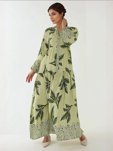 Robe-chemise Hiccup en vert : devant