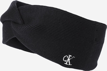 Calvin Klein Лента за чело в черно: отпред