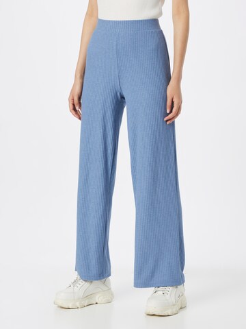 ONLY Wide leg Broek 'Nella' in Blauw: voorkant