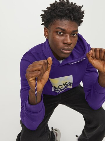 JACK & JONES Sweatshirt 'JCOLogan' in Purple