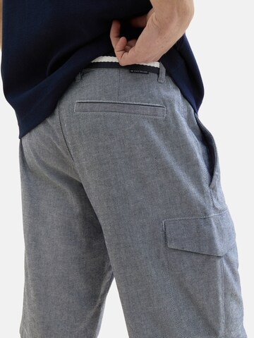 TOM TAILOR Regular Cargobroek in Blauw