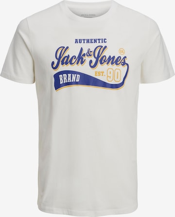T-Shirt JACK & JONES en blanc : devant