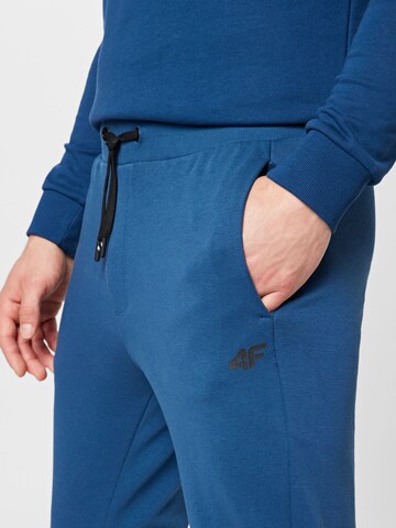 4F Tapered Workout Pants in Blue