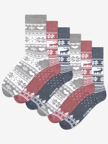 Occulto Socks 'Frida' in Red