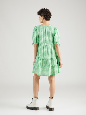 Marks & Spencer - Vestido 'Pintuck' em verde
