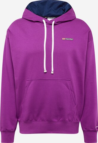 NIKE Sport sweatshirt 'TRACK CLUB' i lila: framsida