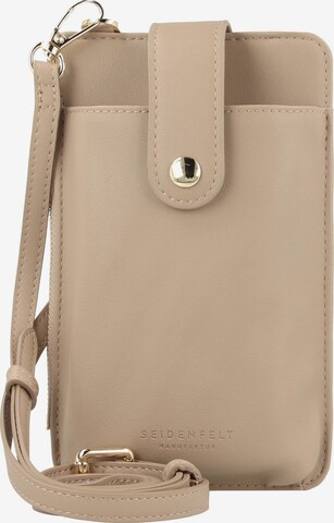 Seidenfelt Manufaktur Crossbody Bag 'Medja' in Beige: front