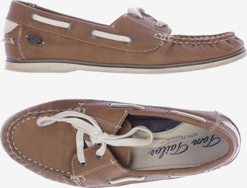 TOM TAILOR Flats & Loafers in 38 in Brown: front
